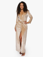 Kimono Velours Champagne